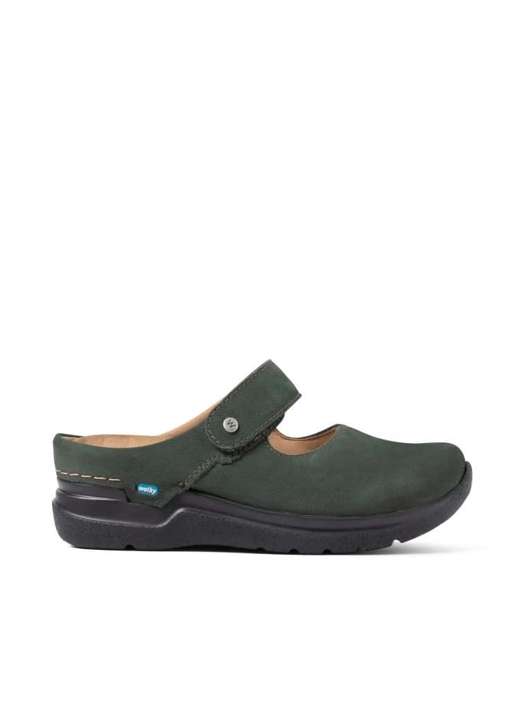 Wolky Klompen 06635 Narni DB 11719 groen nubuck