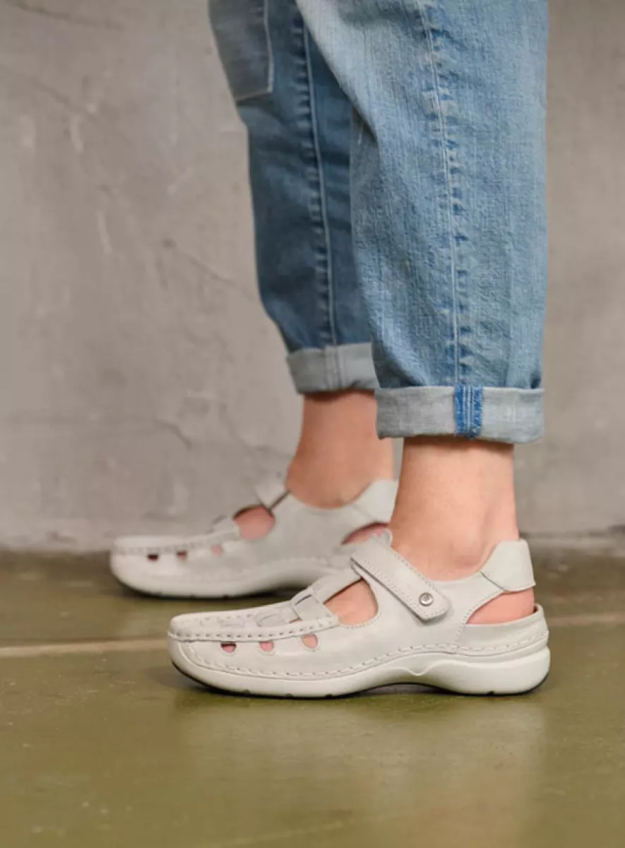 Wolky Comfortschoenen 07204 Rolling Sun 36120 gebroken wit effectleer