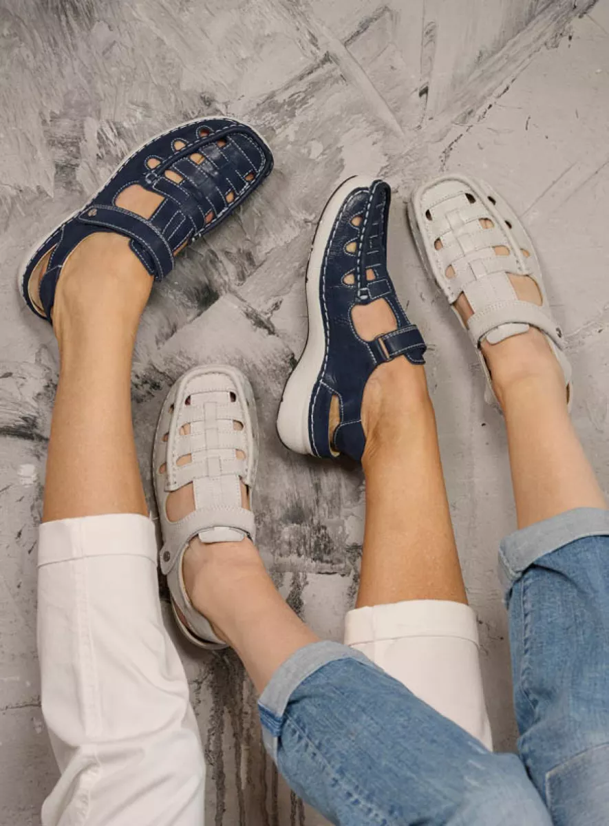Wolky Comfortschoenen 07204 Rolling Sun 36120 gebroken wit effectleer