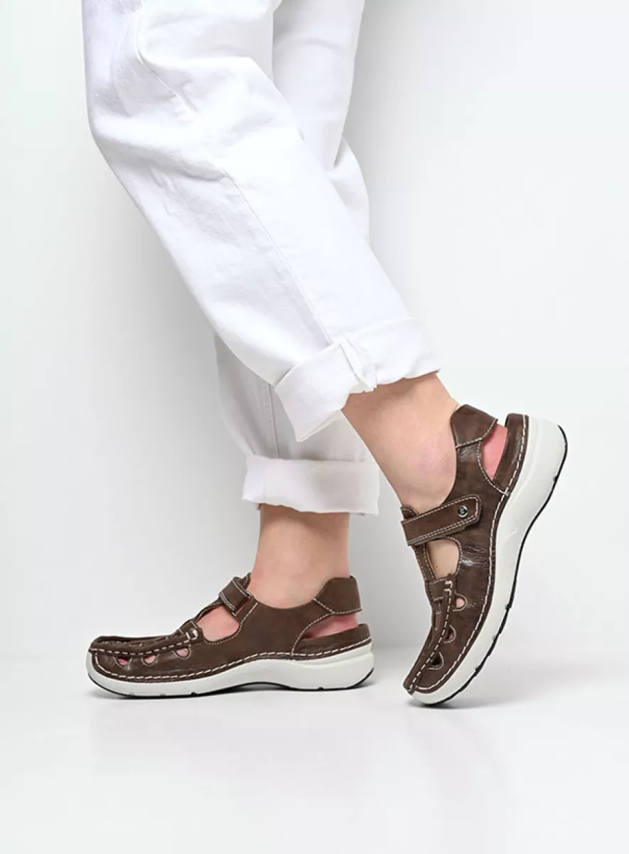 Wolky Comfortschoenen 07204 Rolling Sun 36301 cederbruin effectleer