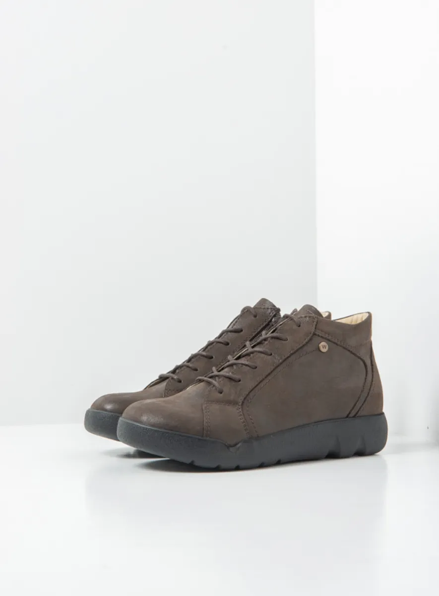 Wolky Lugana - bruin effectleer Comfort schoenen voor dames
