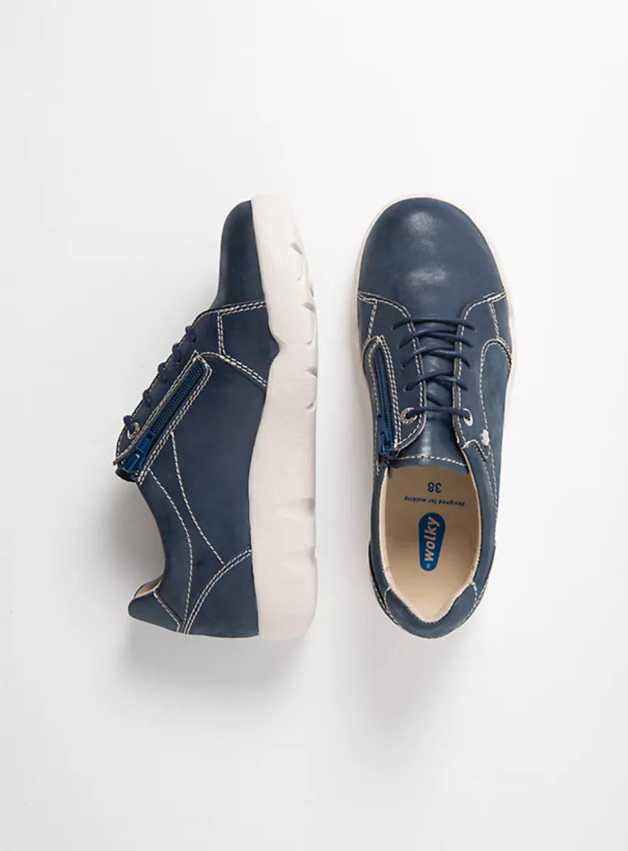 Wolky Nieuw 07527 Lunvia 36820 denimblauw effectleer