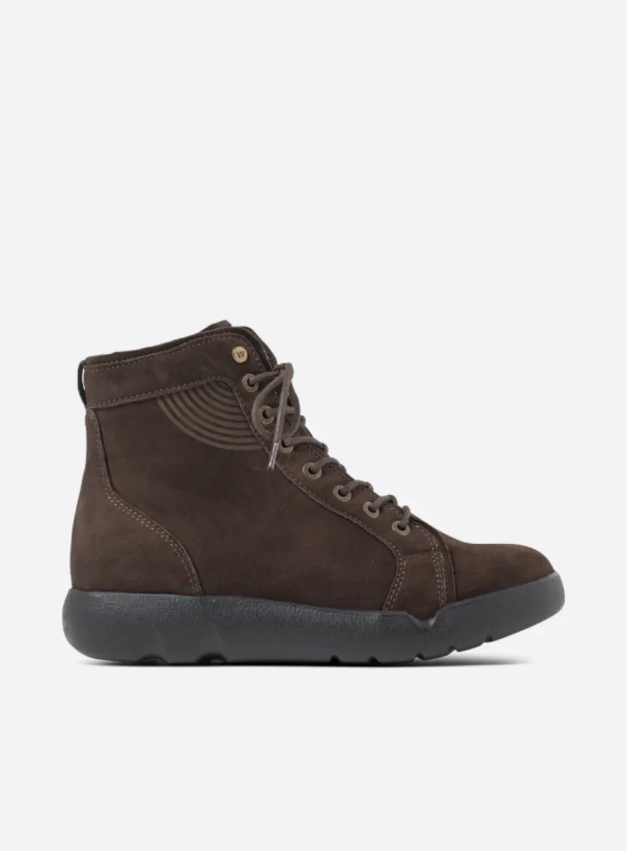 Wolky Fiano - bruin nubuck Comfort schoenen voor dames