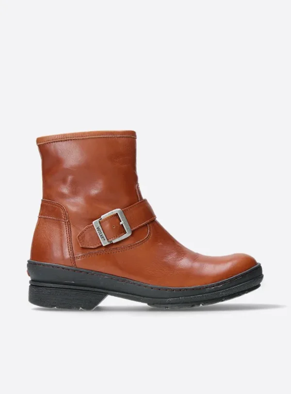 Wolky Nitra WR - terra leer Biker boots voor dames