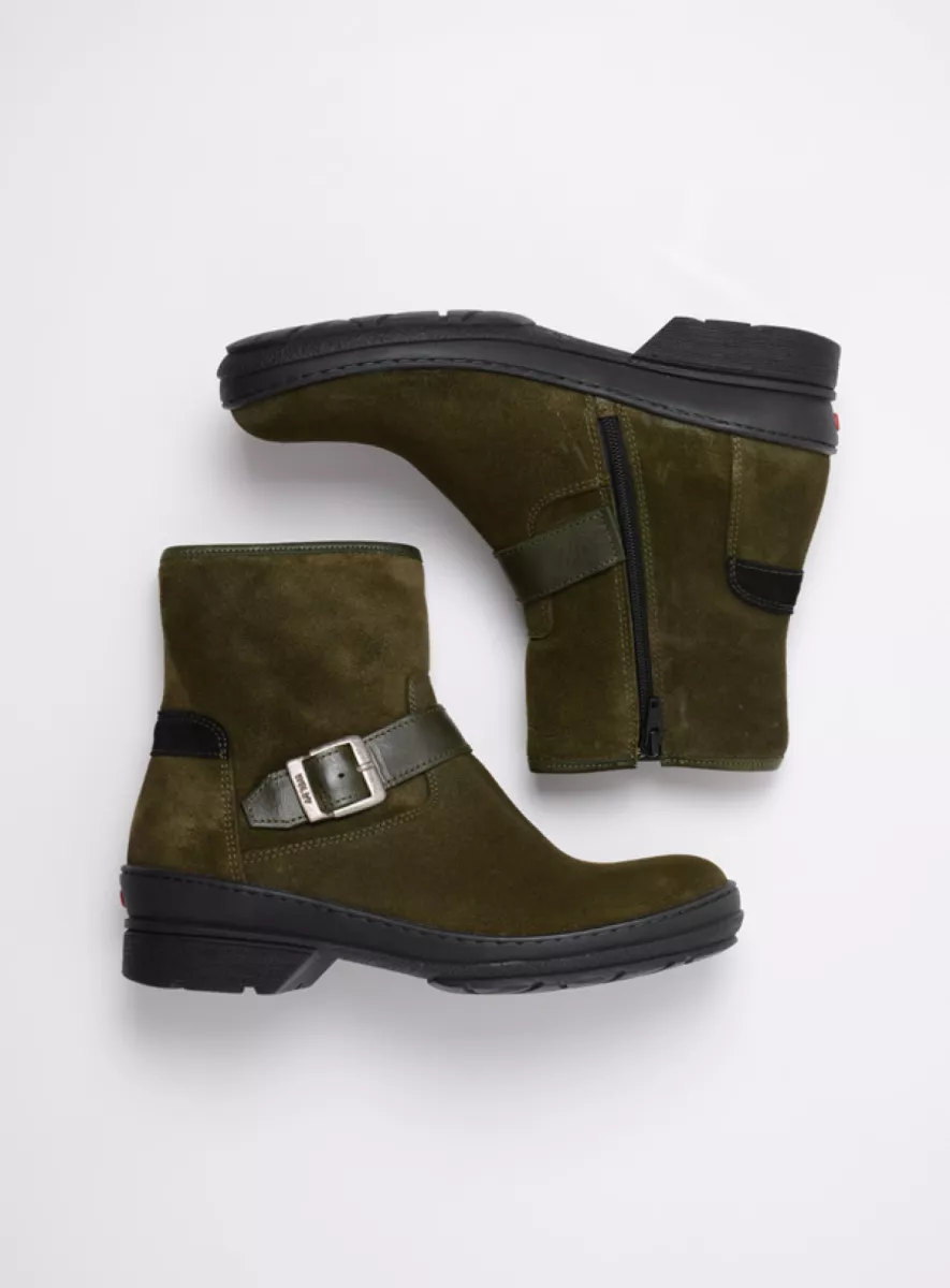 Wolky Cold Winter 07642 Nitra WR 45730 groen suede