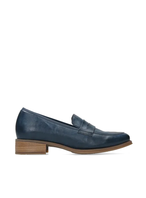 Wolky Alabama F2F - denimblauw vegan biocare Instappers voor dames