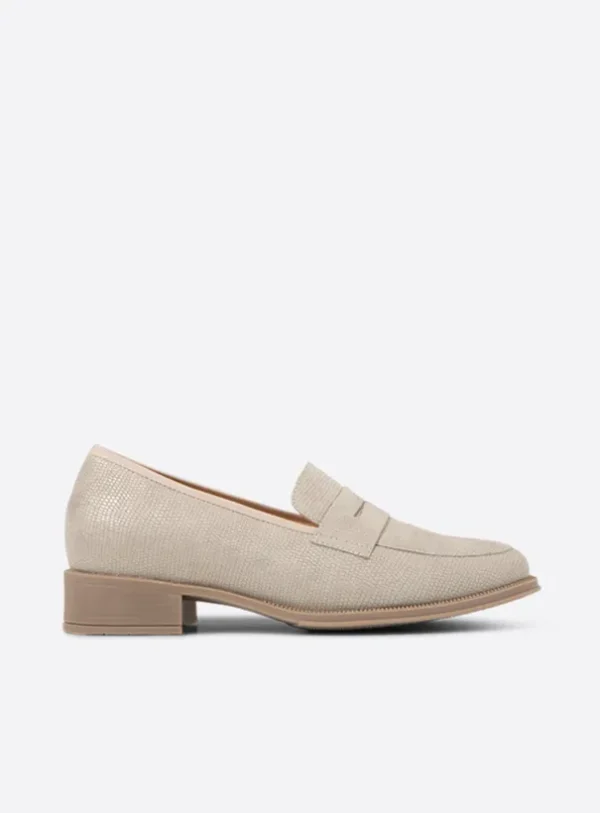Wolky Alabama F2F - zacht taupe vegan biocare Instappers voor dames