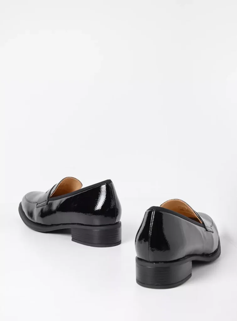 Wolky Instappers 07760 Alabama F2F 96000 zwart lak vegan biocare