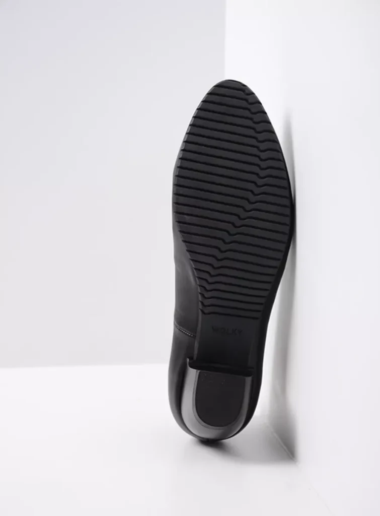 Wolky Pumps 07930 Mayu F2F 80000 zwart vegan biocare