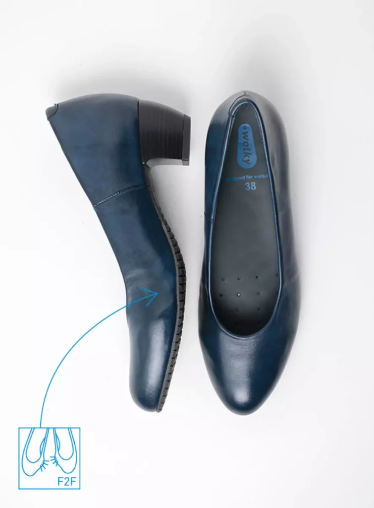 Wolky Pumps 07930 Mayu F2F 80820 denim vegan biocare