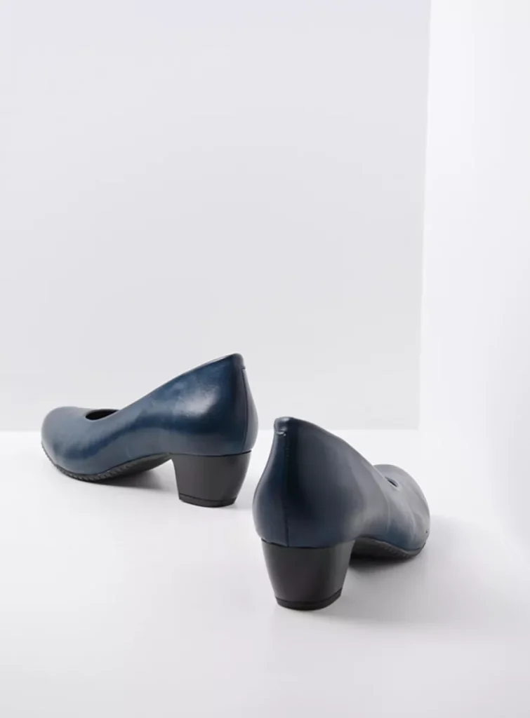 Wolky Pumps 07930 Mayu F2F 80820 denim vegan biocare