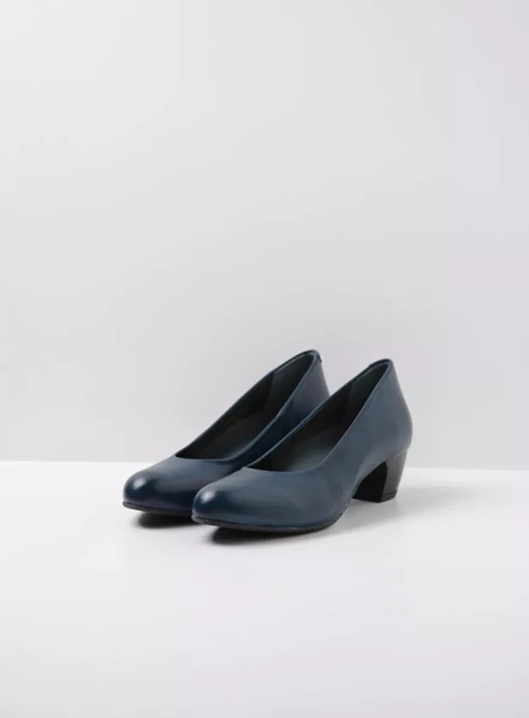Wolky Pumps 07930 Mayu F2F 80820 denim vegan biocare