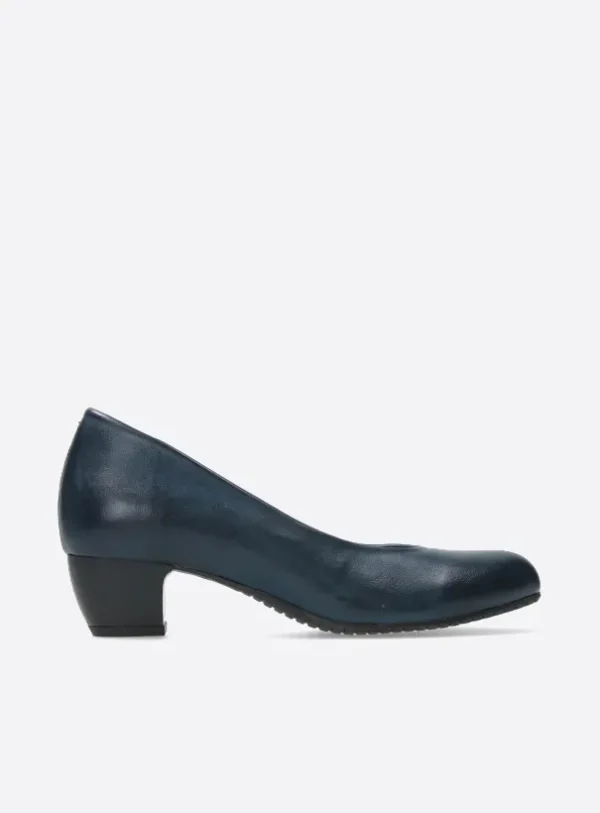 Wolky Mayu F2F - denimblauw vegan biocare Pumps voor dames