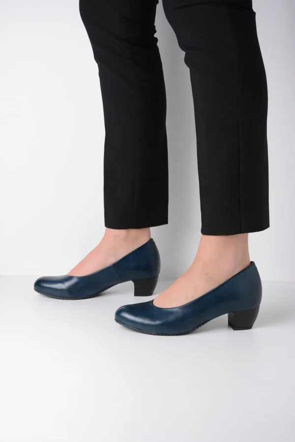 Wolky Mayu F2F - denimblauw vegan biocare Pumps voor dames