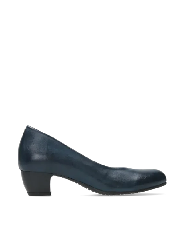 Wolky Mayu F2F - denimblauw vegan biocare Pumps voor dames