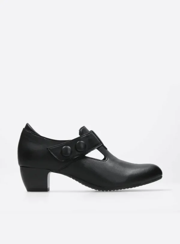 Wolky Midori F2F - zwart vegan biocare Pumps voor dames