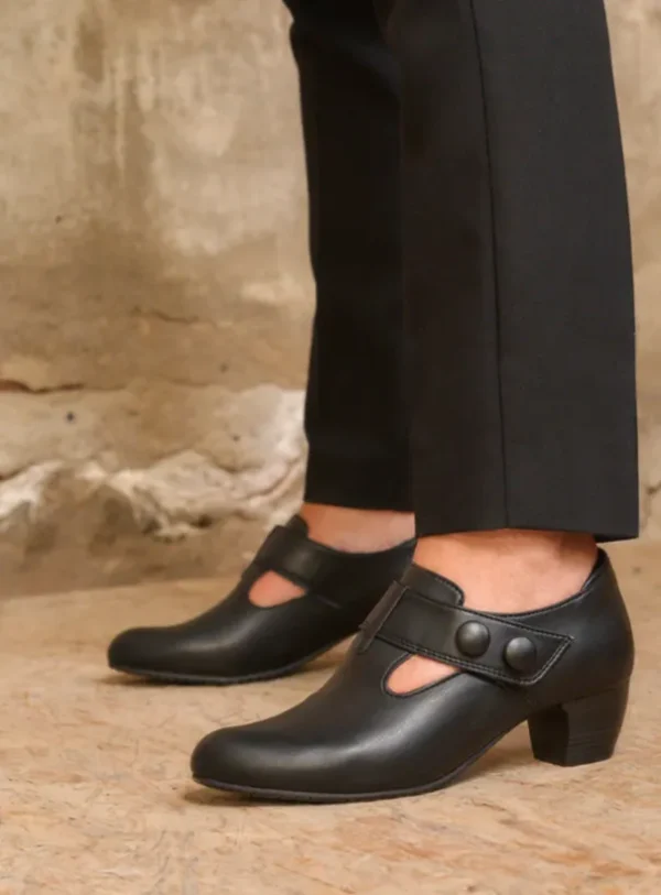 Wolky Midori F2F - zwart vegan biocare Pumps voor dames