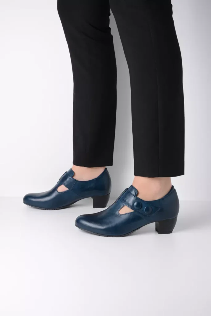 Wolky Pumps 07931 Midori F2F 80820 denim vegan biocare