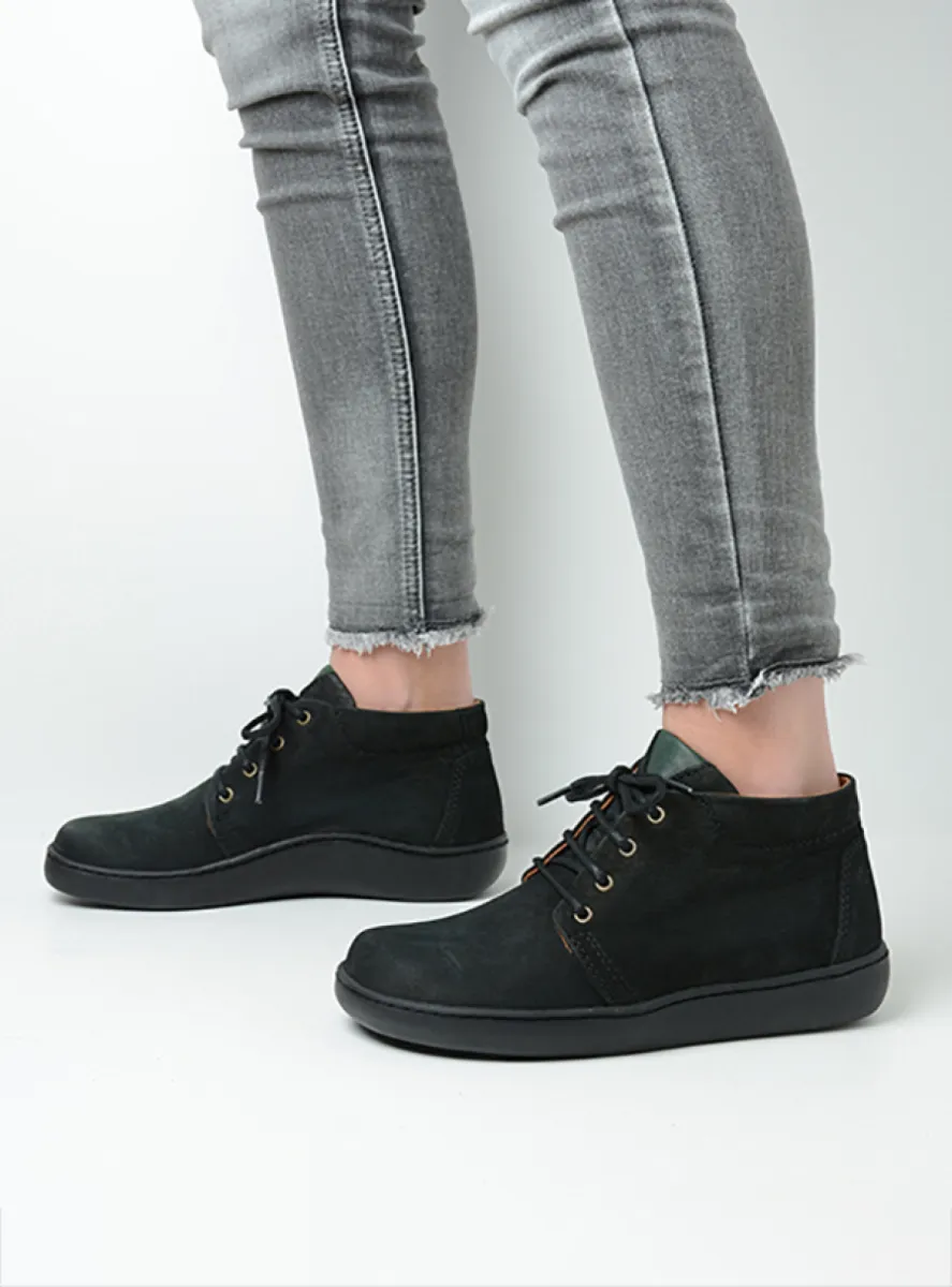 Wolky Hoge veterschoenen 08100 Kansas Lady 11000 zwart nubuck