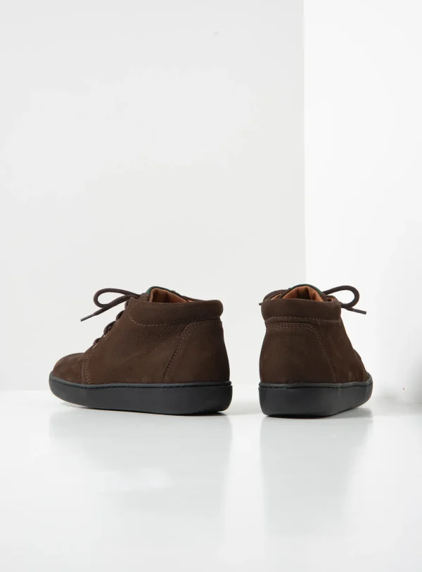 Wolky Kansas lady - bruin nubuck Hoge veterschoenen voor dames