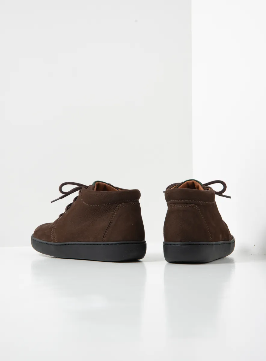 Wolky Hoge veterschoenen 08100 Kansas Lady XW 11300 bruin nubuck