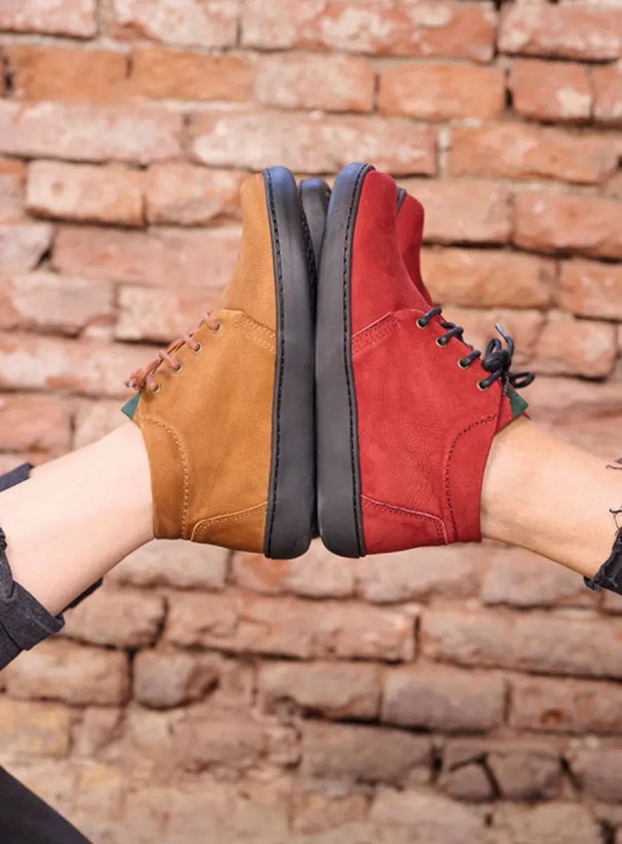 Wolky Hoge veterschoenen 08100 Kansas Lady 11430 cognac nubuck