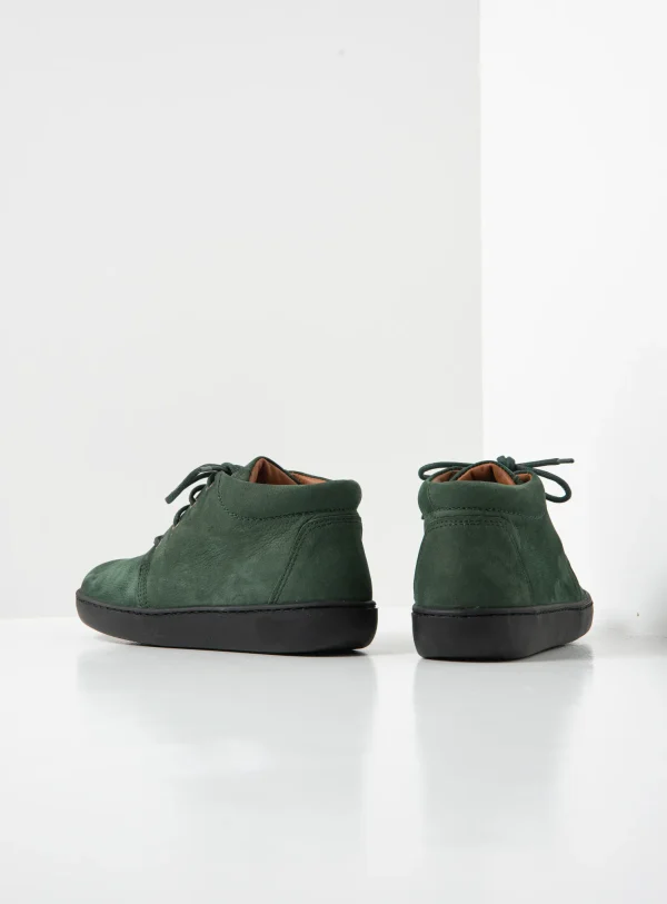 Wolky Kansas lady - groen nubuck Hoge veterschoenen voor dames