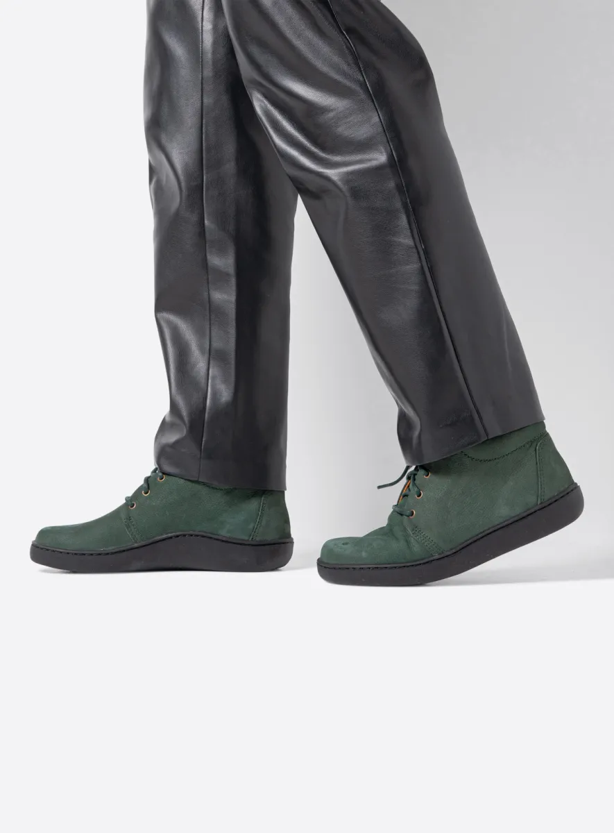 Wolky Hoge veterschoenen 08100 Kansas Lady 11719 groen nubuck