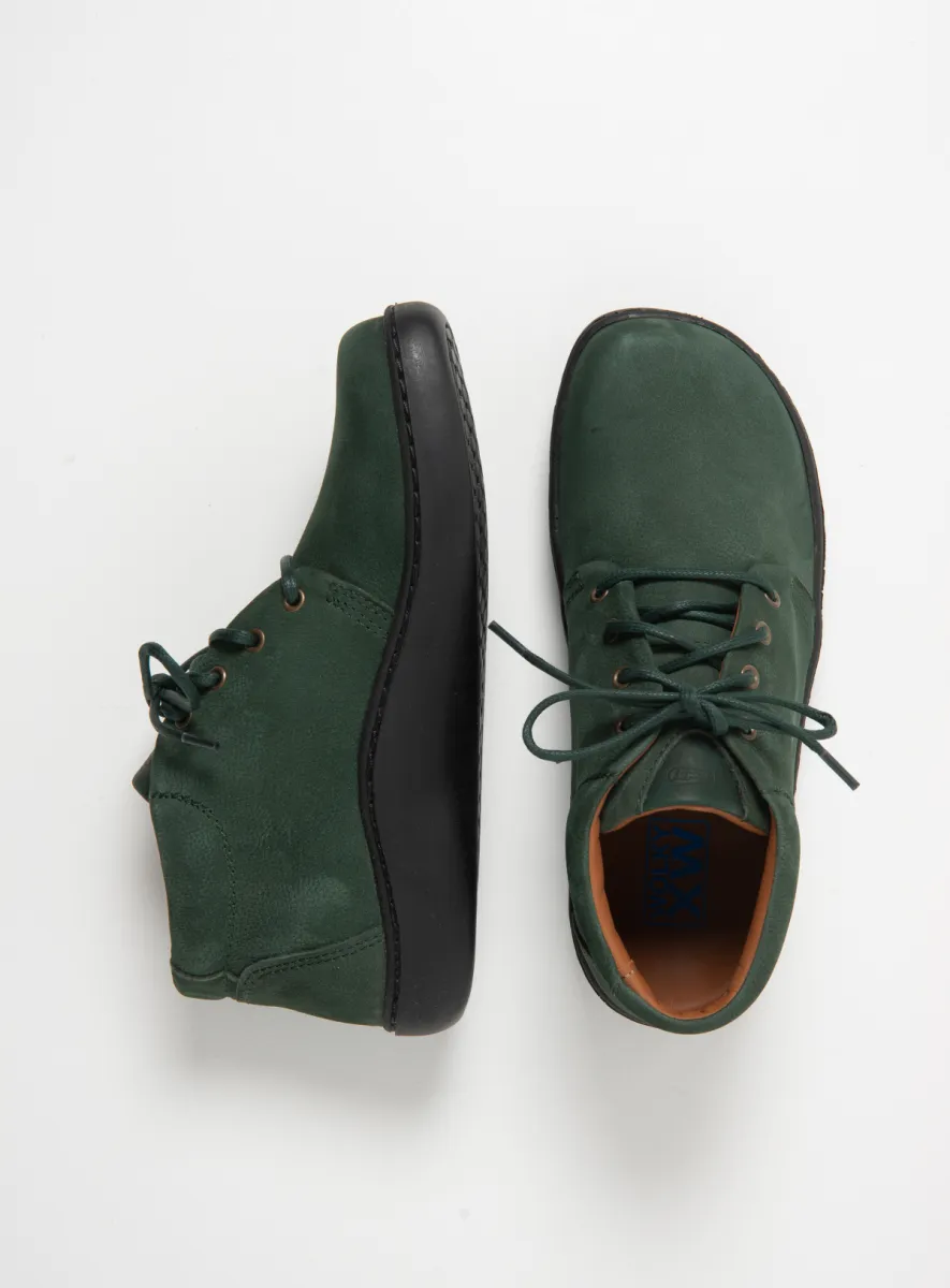 Wolky Hoge veterschoenen 08100 Kansas Lady XW 11719 groen nubuck