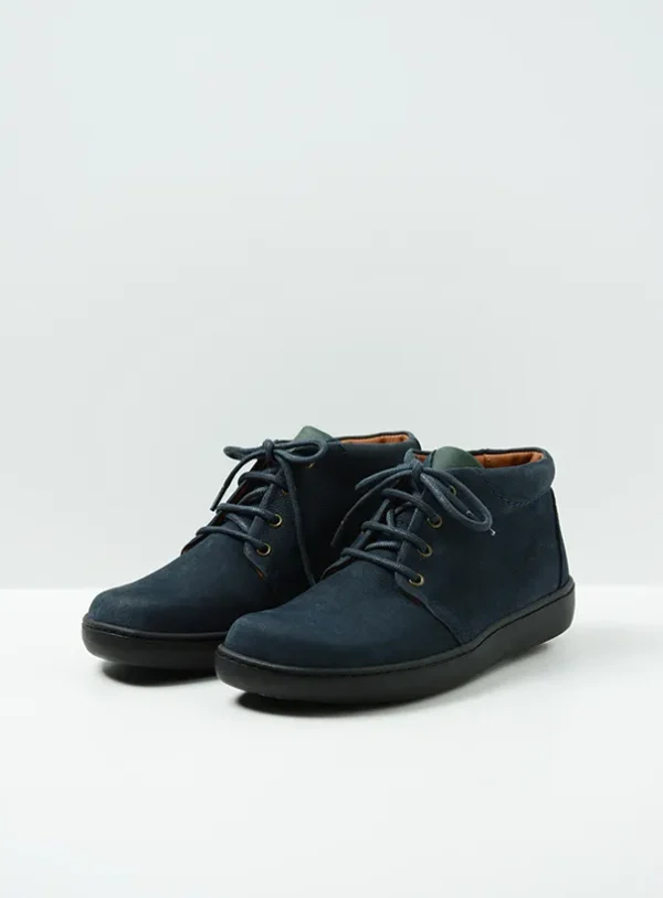 Wolky Kansas Men - blauw nubuck Heren voor heren