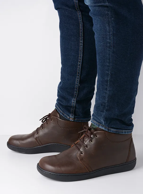 Wolky Veterboots 08110 Kansas Men 51300 bruin glad leer