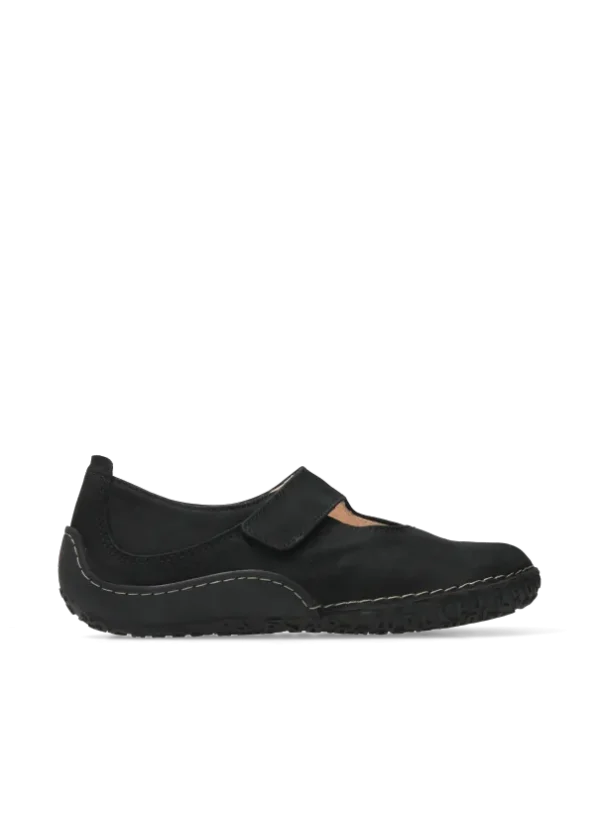 Wolky Fresh - zwart nubuck Bandschoenen voor dames