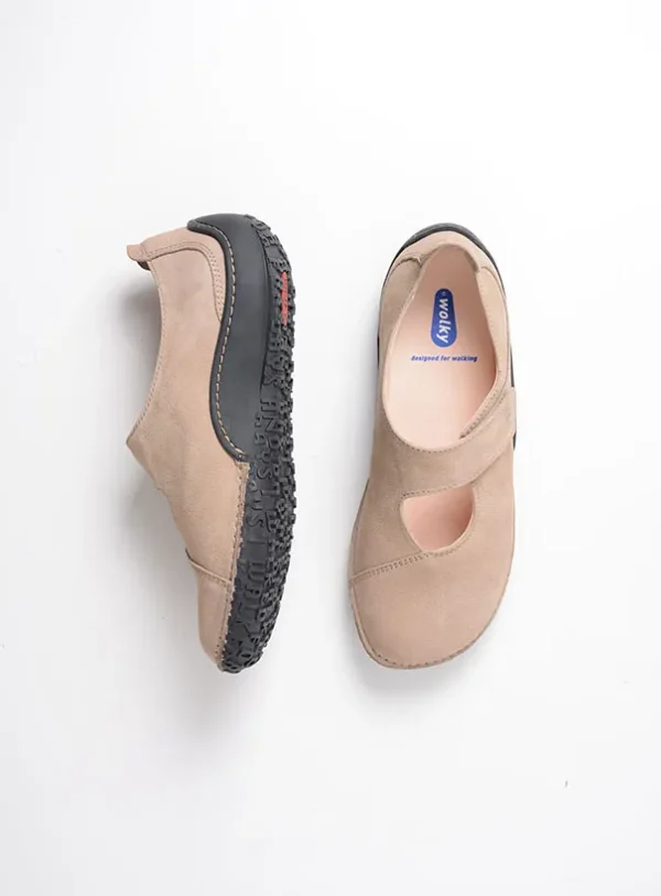 Wolky Fresh - safari nubuck Bandschoenen voor dames