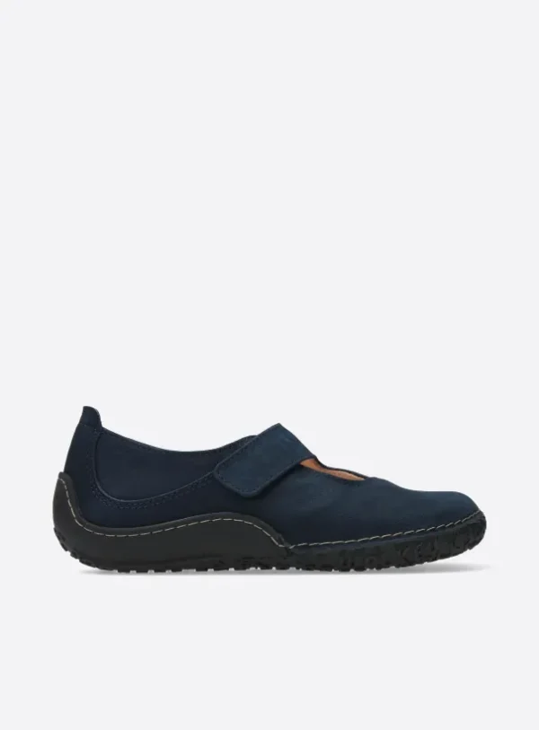 Wolky Fresh - denimblauw nubuck Bandschoenen voor dames