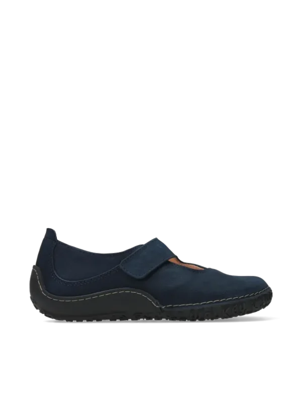 Wolky Fresh - denimblauw nubuck Bandschoenen voor dames