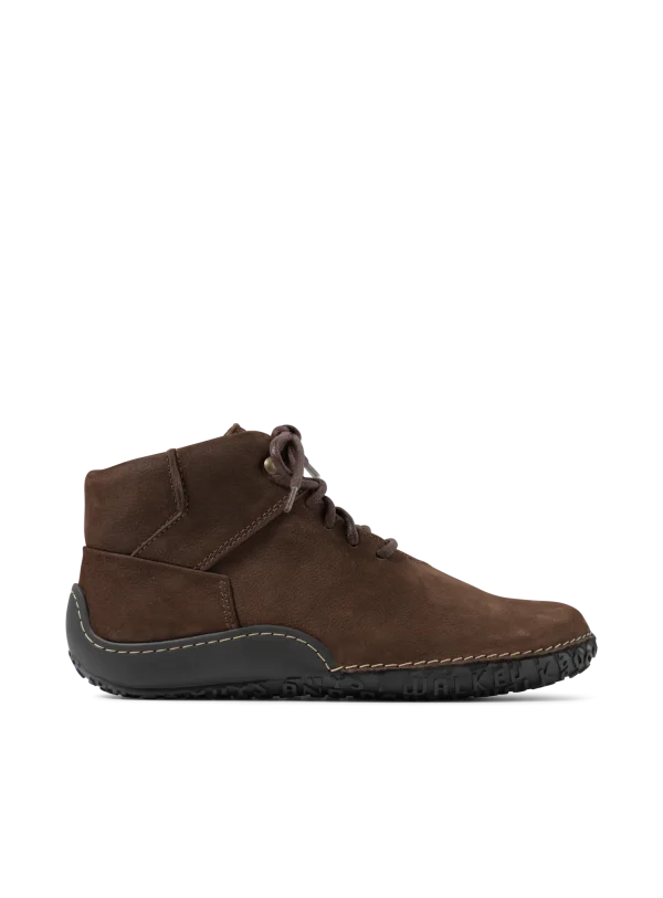 Wolky Mokola - bruin nubuck Hoge veterschoenen voor dames