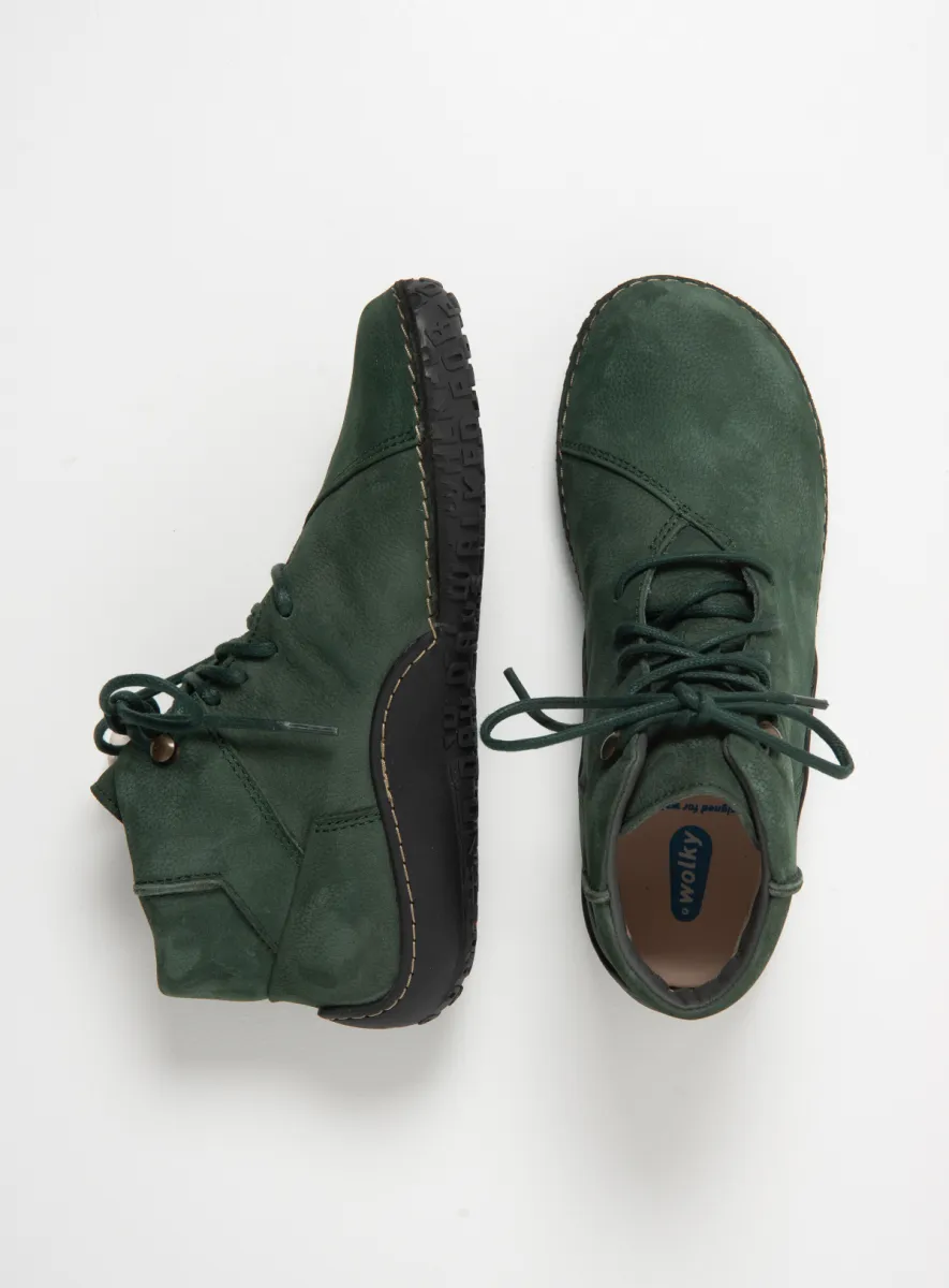 Wolky Veterschoenen 08361 Mokola 11719 groen nubuck