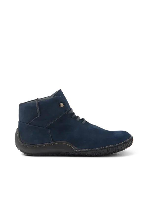 Wolky Mokola - blauw nubuck Hoge veterschoenen voor dames